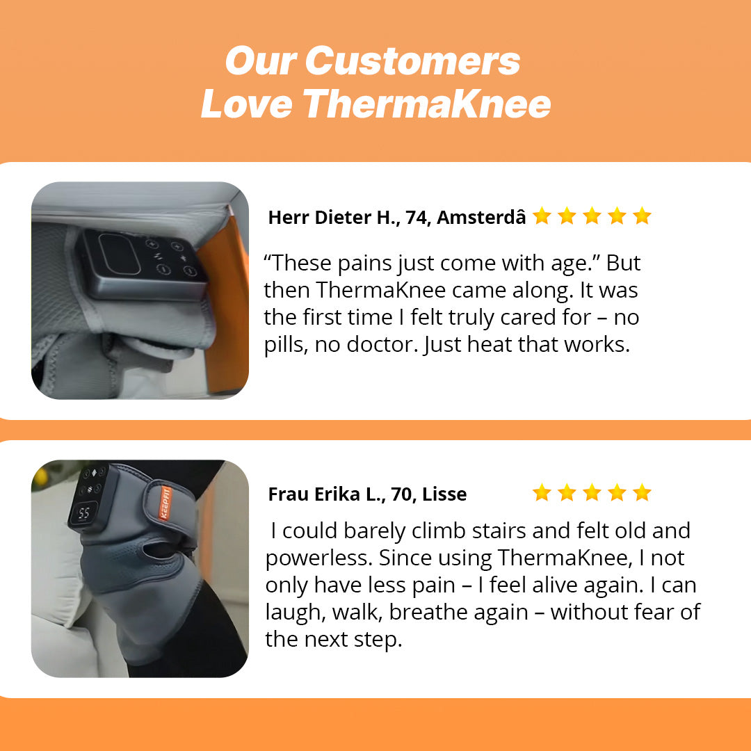 ThermaKnee™ - Instant Heat Relief + Massage System