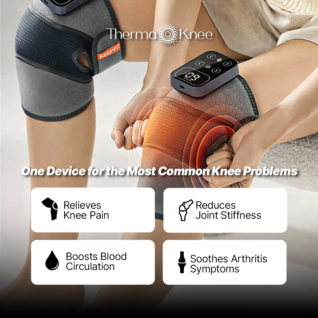 ThermaKnee™ - Instant Heat Relief + Massage System